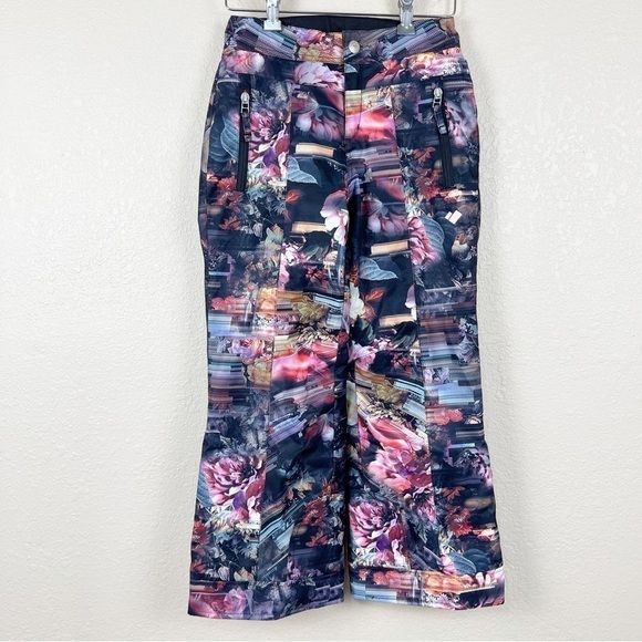 Obermeyer Teen Girls’ Brooke Printed Scattered Floral Pant Size Small Teen - Picture 1 of 14